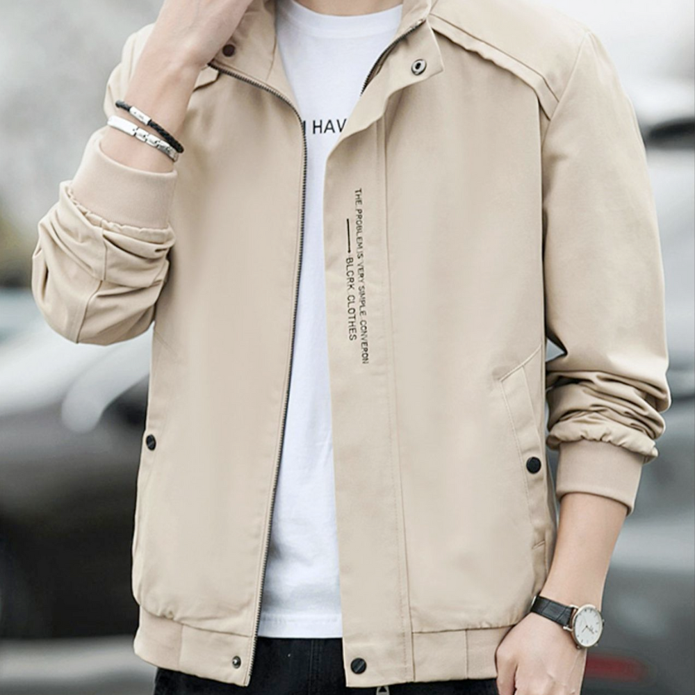 Short High Collar Men's Jacket