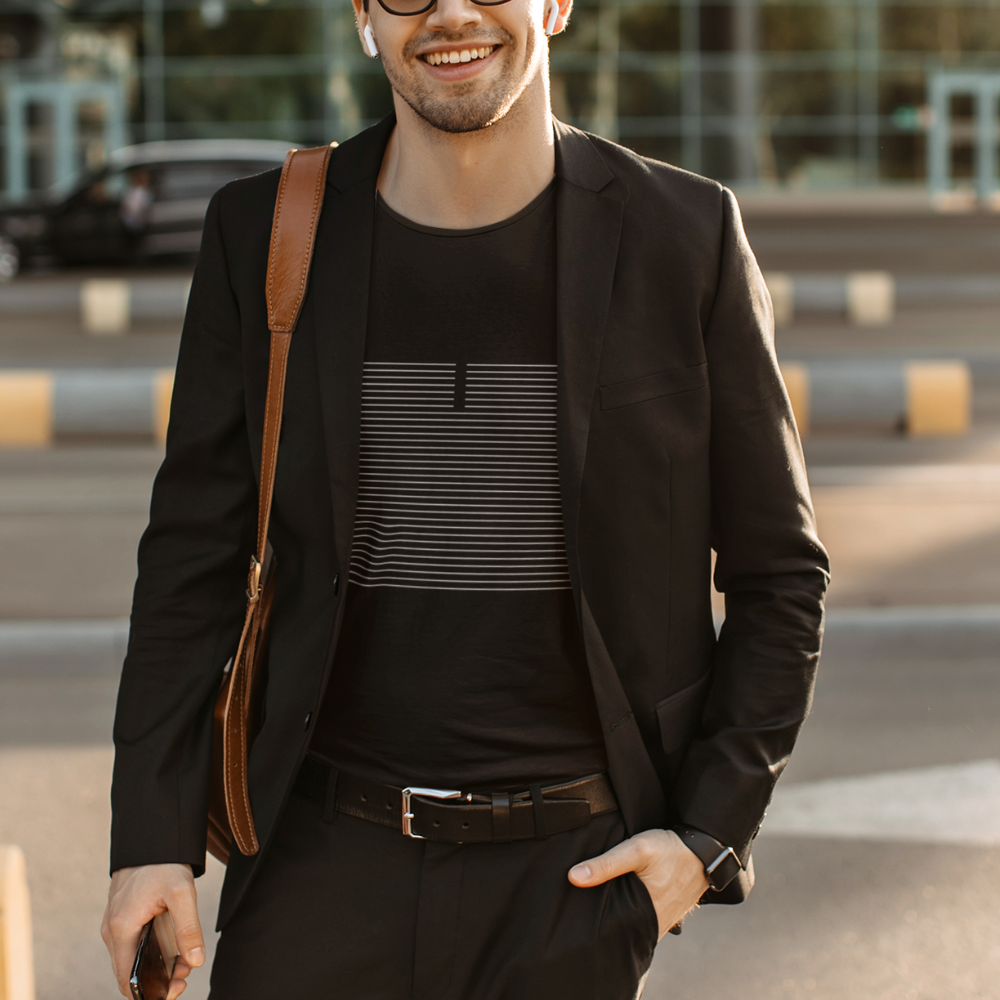 Horizontal Lines Men's Tee