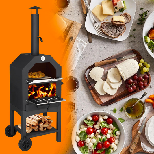 Outdoor Pizza Oven - Portable and Convenient for BBQ