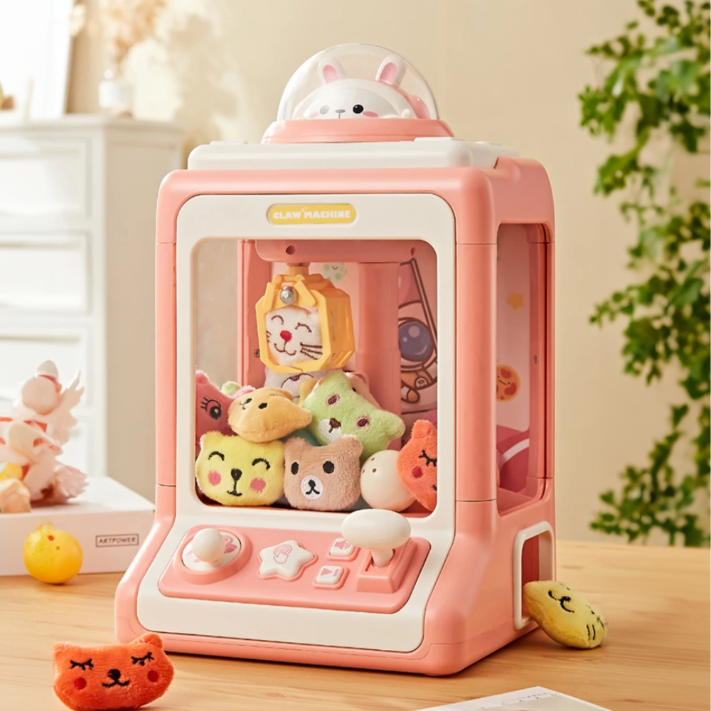 Compact Animated Entertainment Claw Game Device