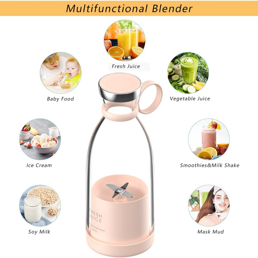 Mobile Blender for Juicing On-the-Go