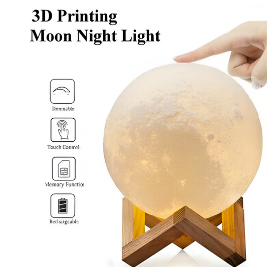 16 Colors Moon Lamp with Remote Touch Control