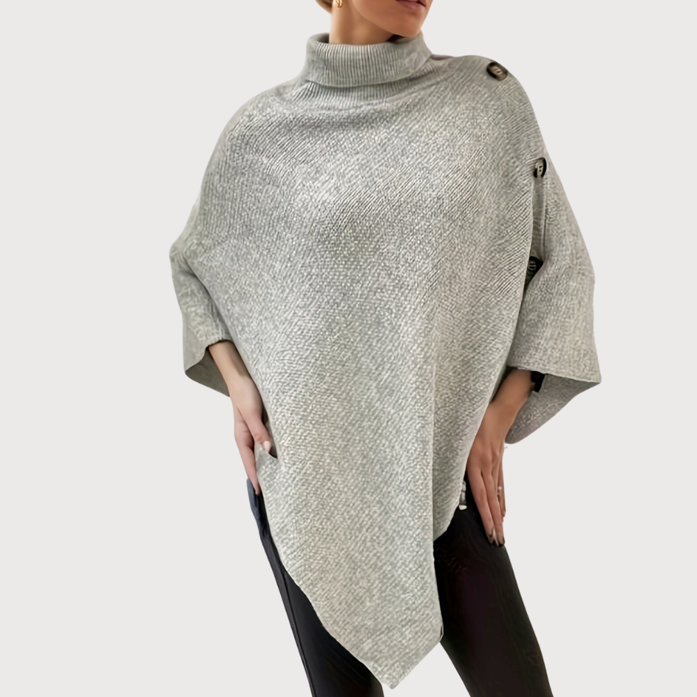 Comfortable Women's Poncho Sweater