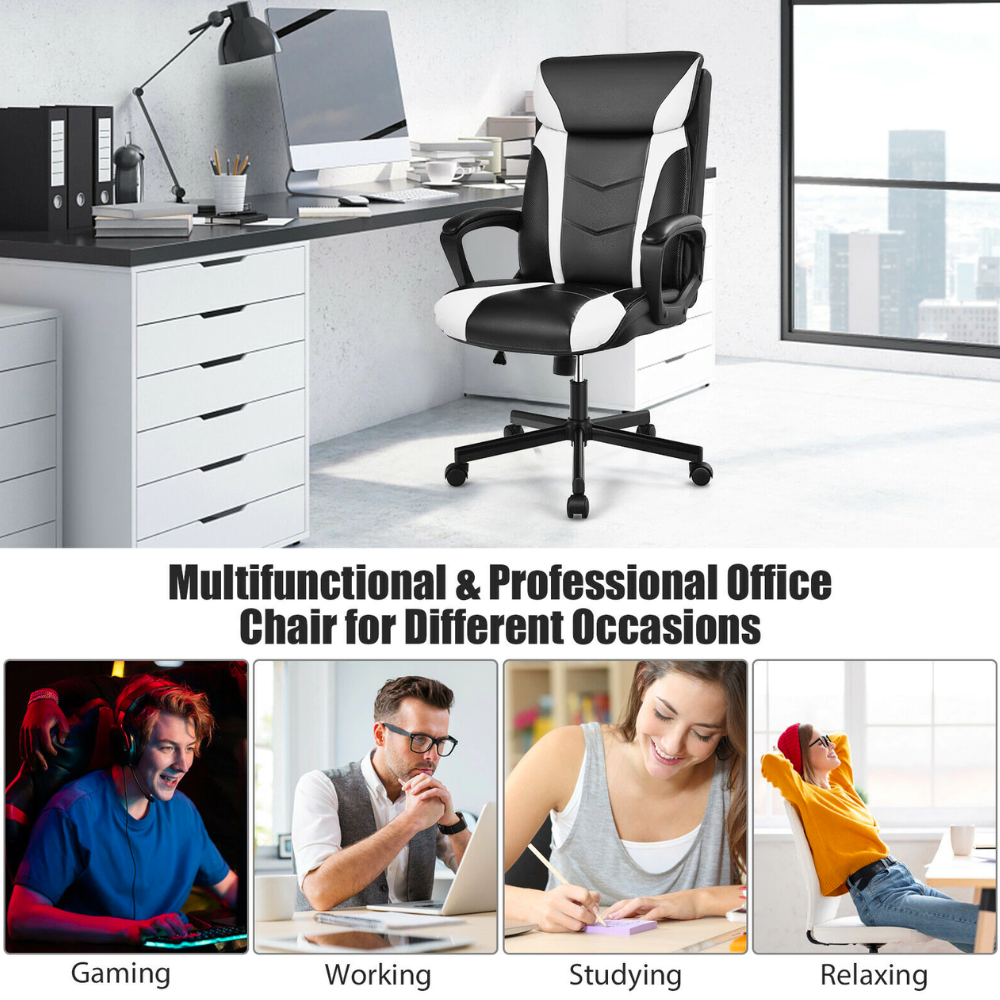 Gaming Racer Inspired Office Computer Chair