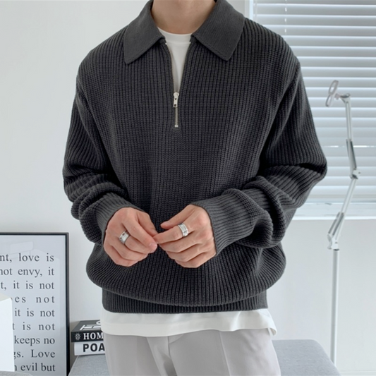 Turn Down Collar Sweater for Men: Redefining the Classic Style