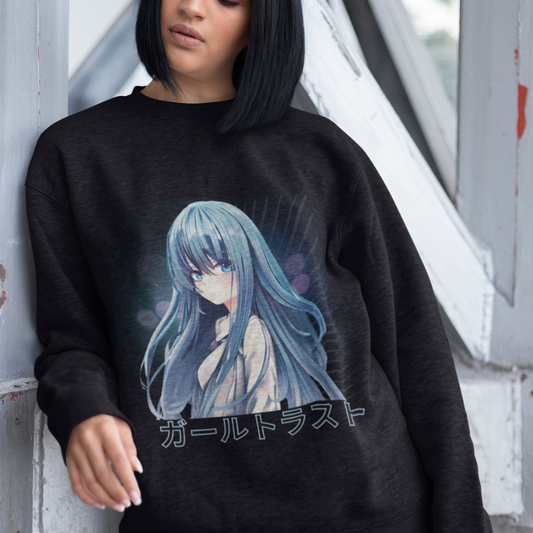 Anime Blue Hair Sweater