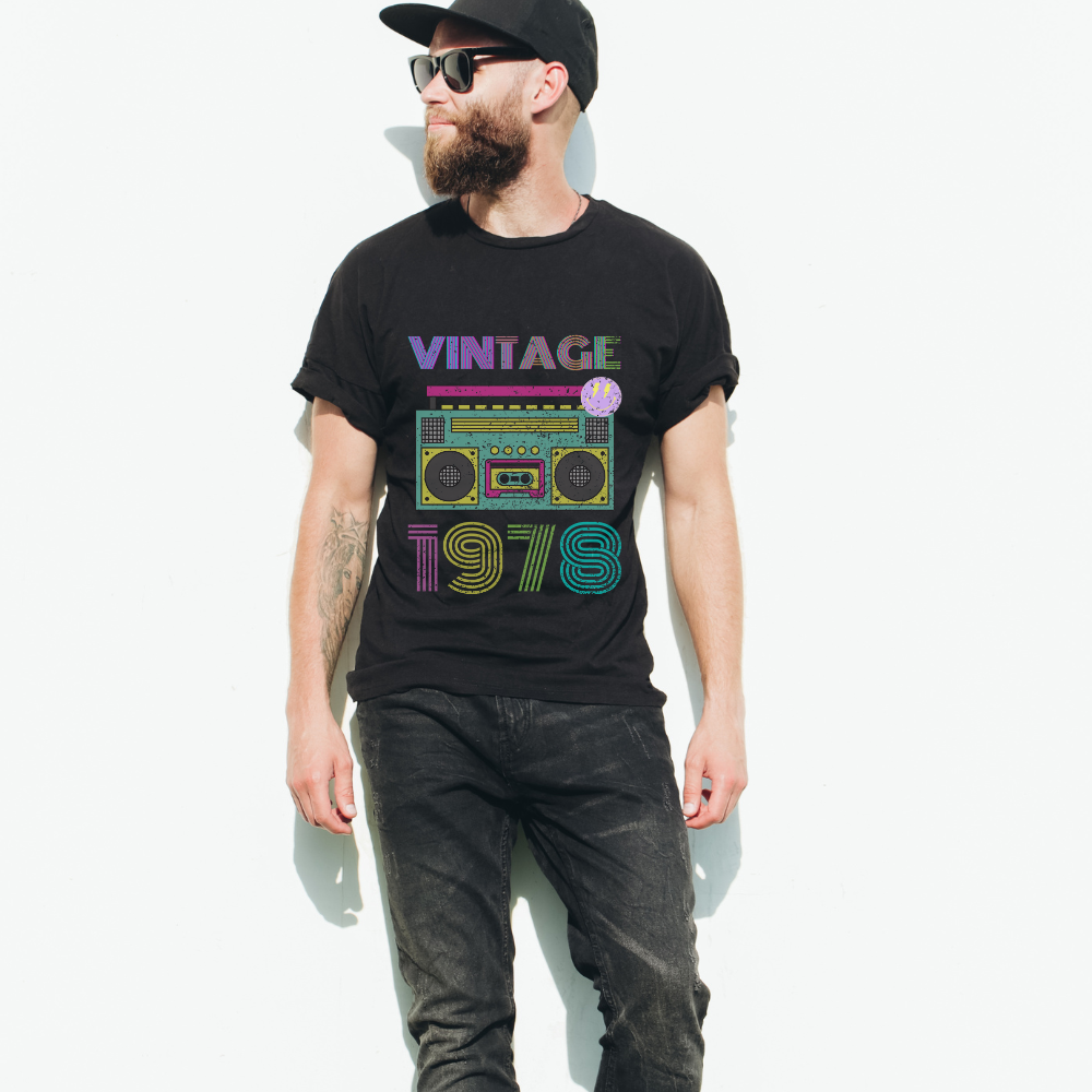 1978 Retro Style Men's T-Shirt