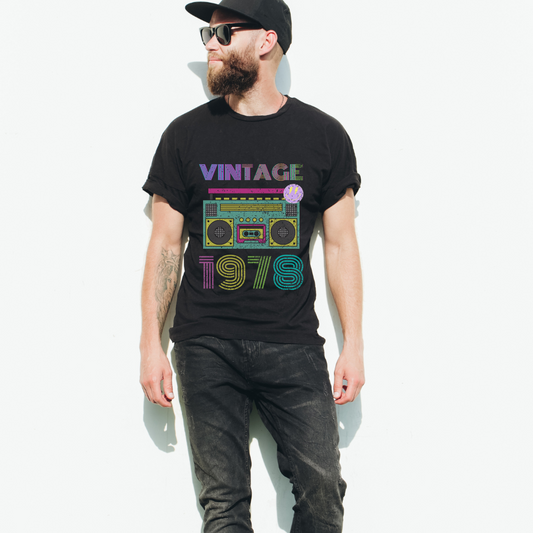1978 Retro Style Men's T-Shirt