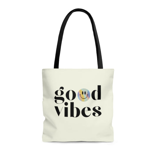 Medium Beach Shopper Tote Bag Spreading Positivity