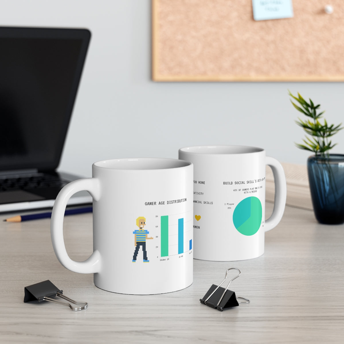 Infograph Mug for Gaming Enthusiasts