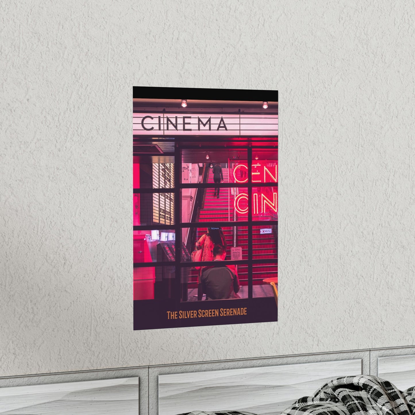 Vintage Movie Theme Print