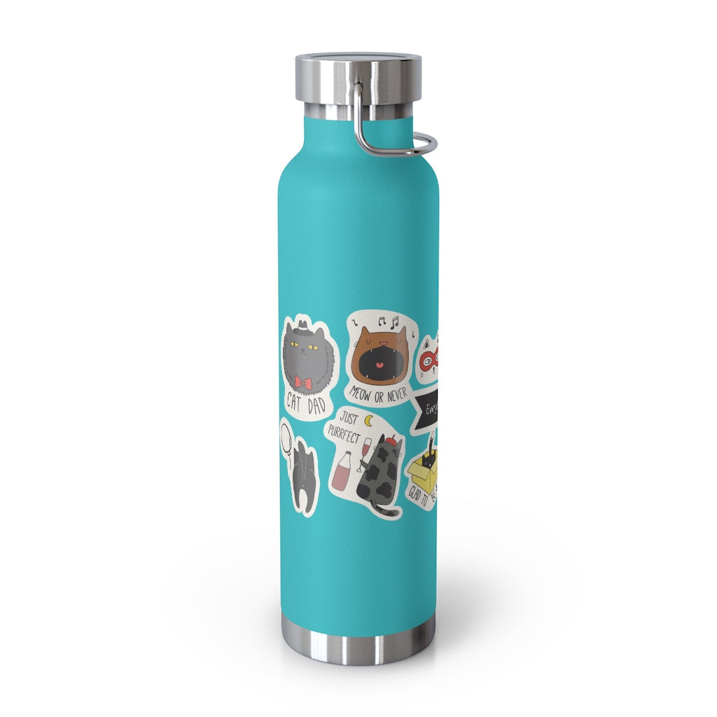 Cat Lover's Thermos Bottle - 22oz