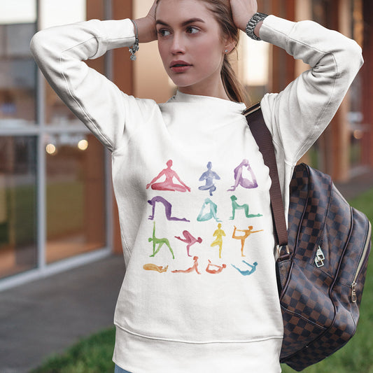Yoga-Inspired Pullover Sweatshirt