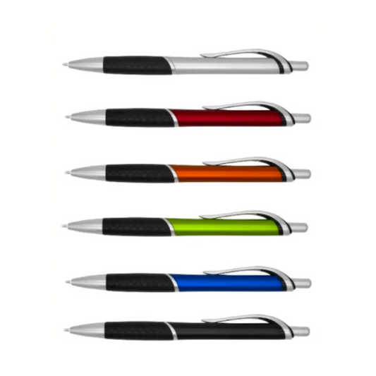 500 Units of Shimmering Textured Grip Pens