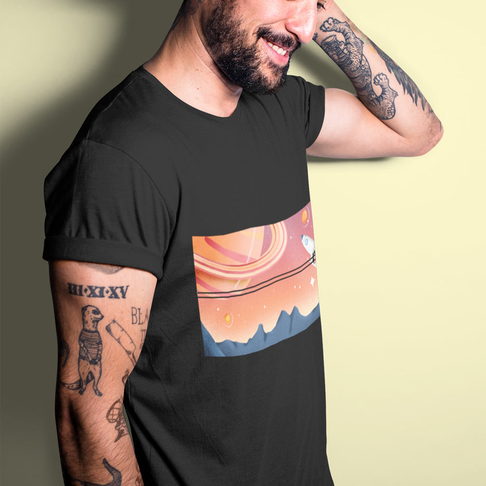 Men's Galactic Block Short-sleeved T-Shirt