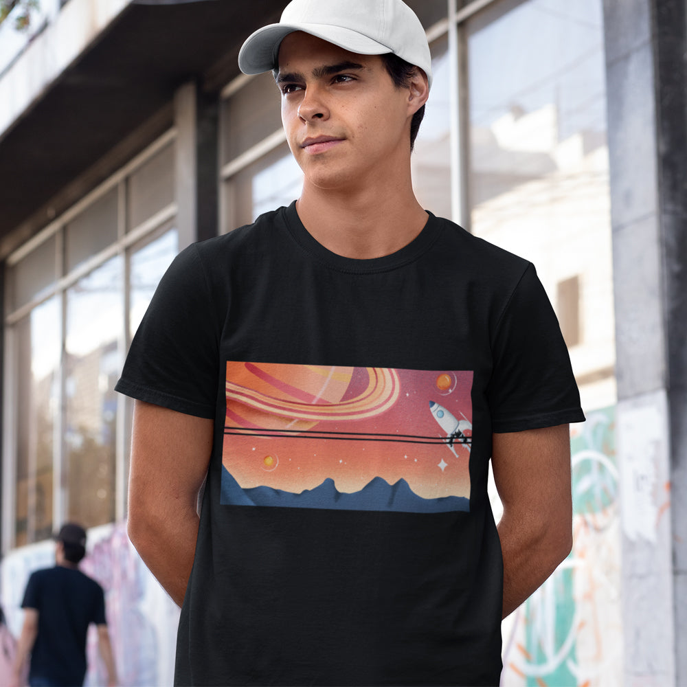 Men's Galactic Block Short-sleeved T-Shirt