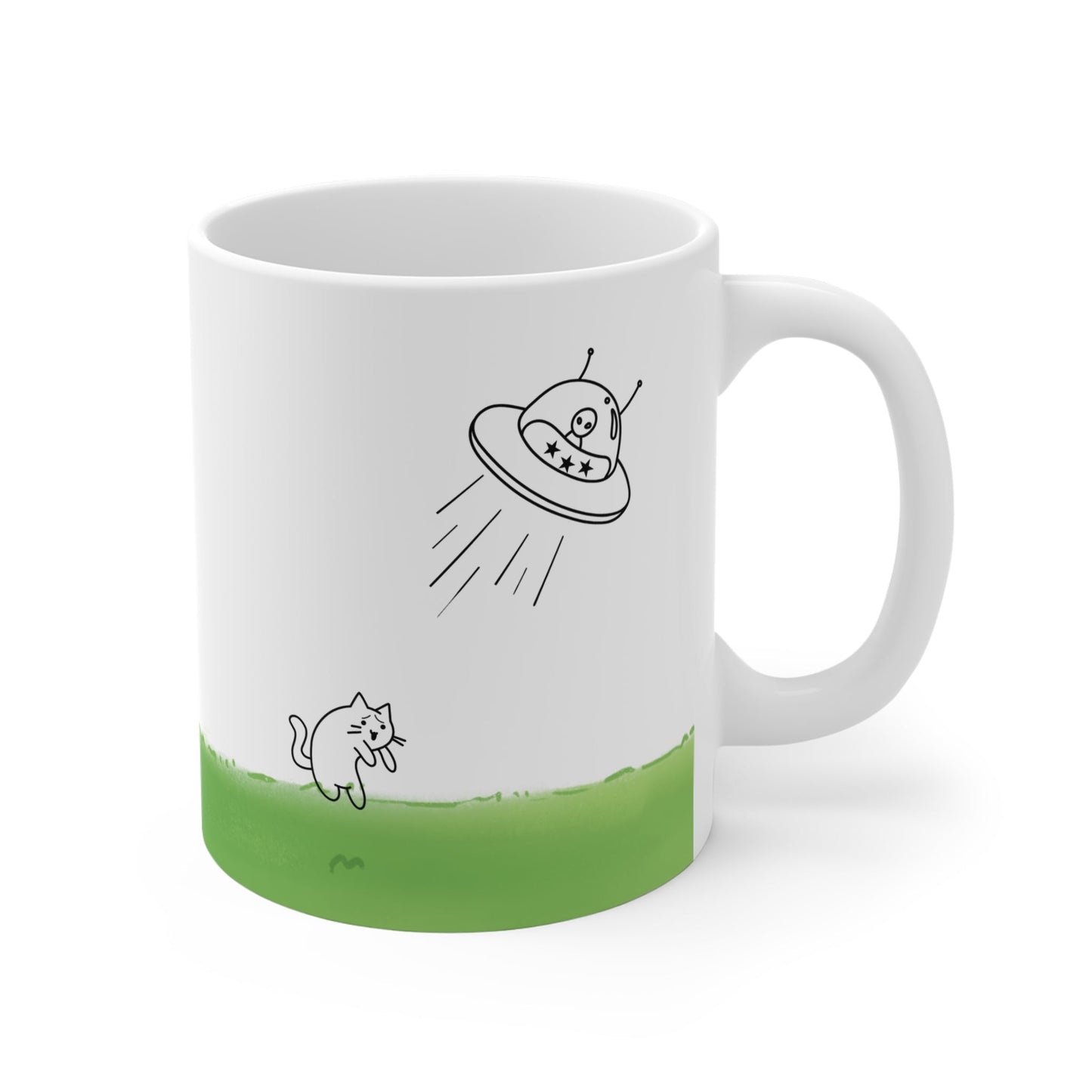Cat Mug Taken by UFO