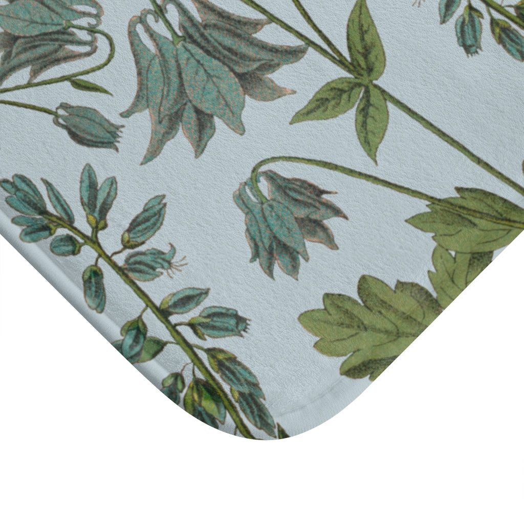 Renew the Meaning of Bluebell Blossoms Bathroom Rug Home Decor