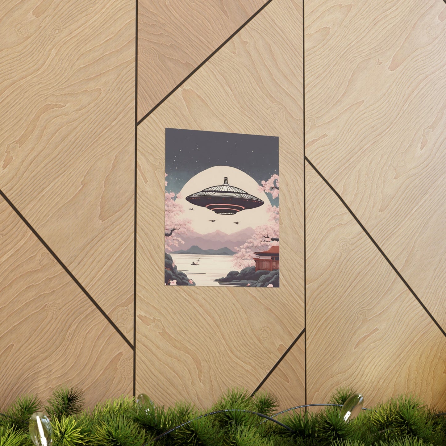 Japanese Vintage UFO Art Print