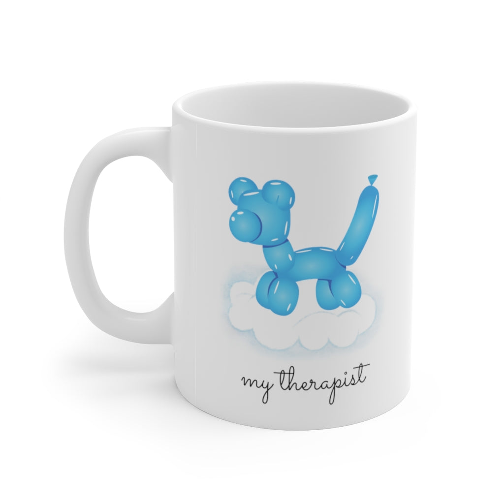 Canine Theme Blue Balloon Mug