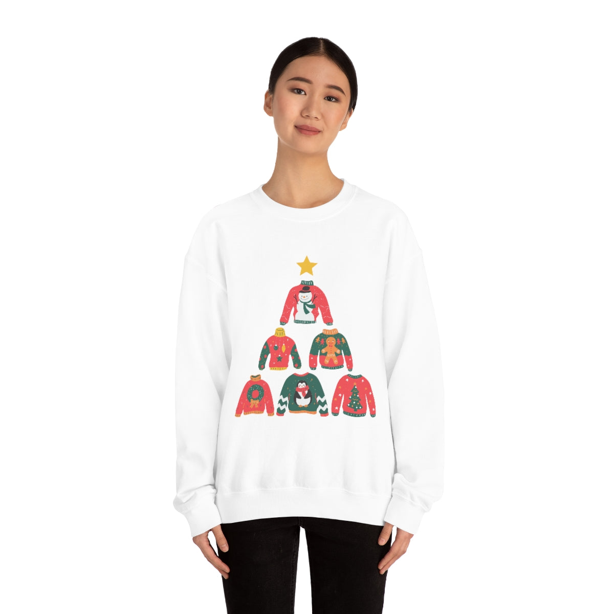 Christmas Tree Themed Women's Sweater
