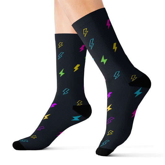 Flashing Neon Socks - A Fun and Quirky Novelty