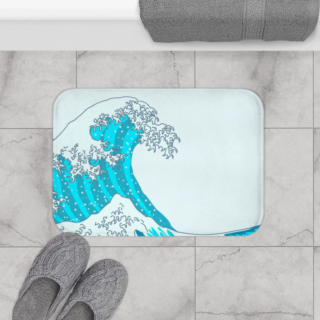 Bath Mat with Ripples