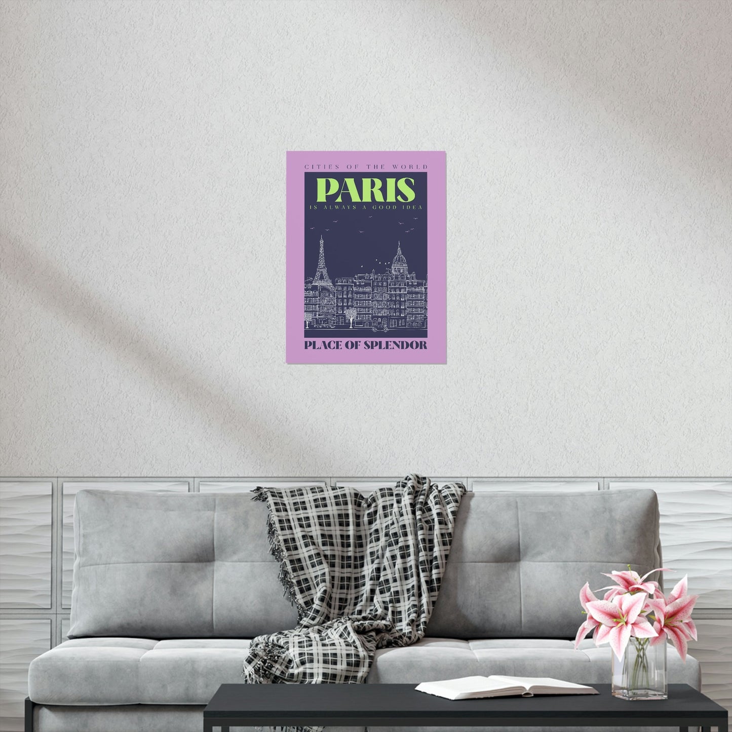 Cityscape of Paris Poster