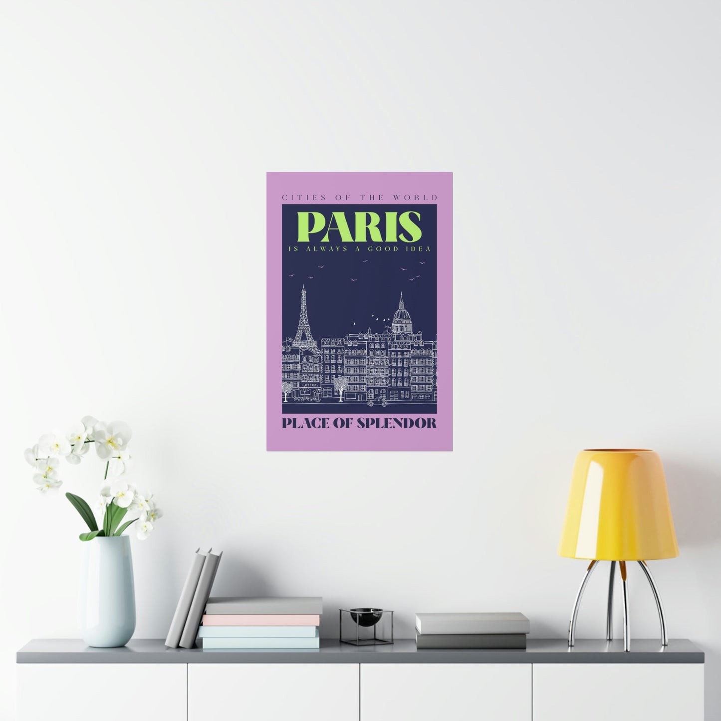 Cityscape of Paris Poster