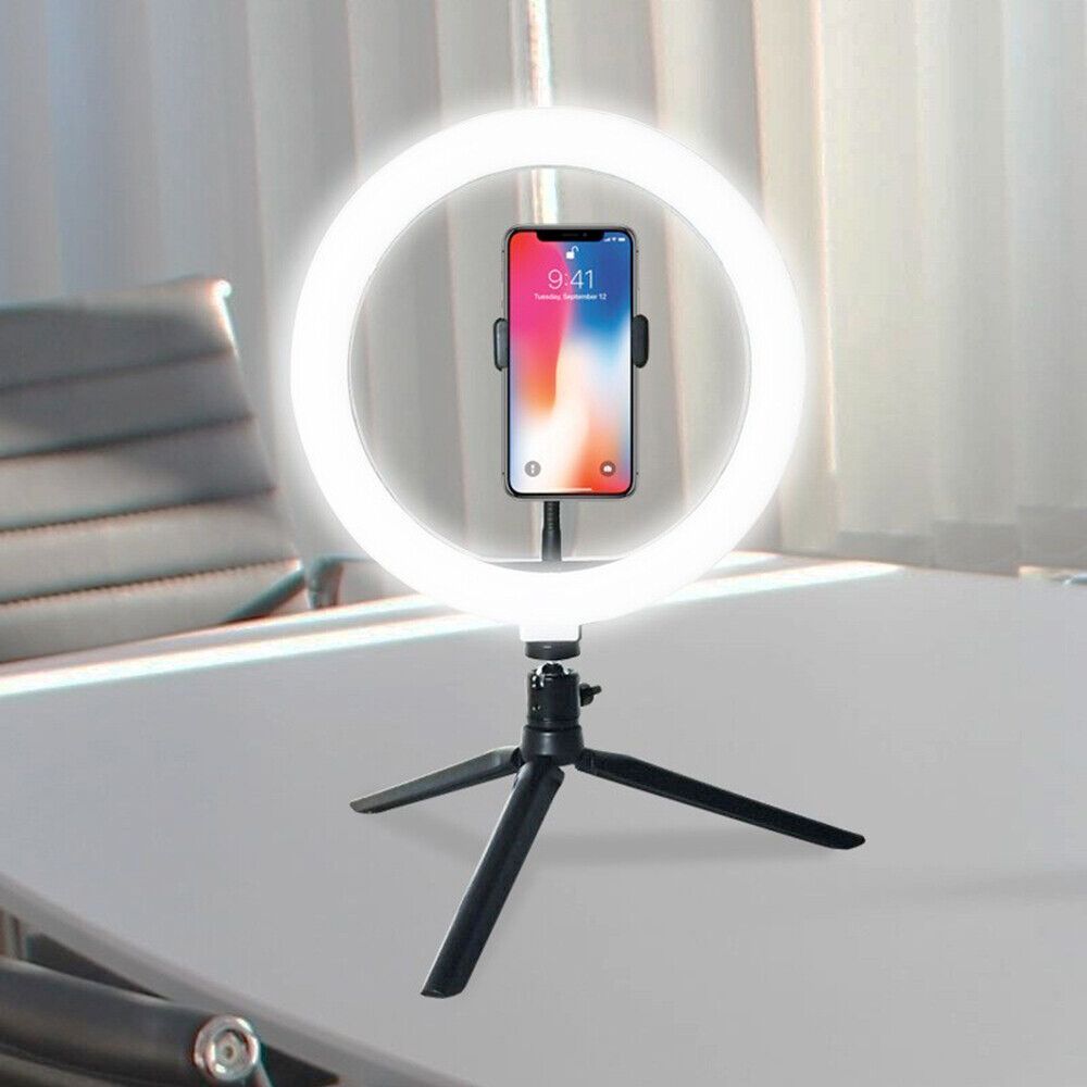 Enhanced LED Ring Light with Adjustable Stand