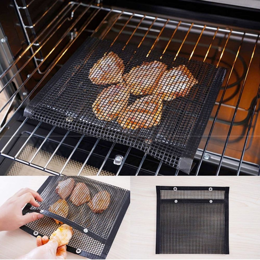 Grill and Bake Mesh Bag Set with Non-Stick Surface
