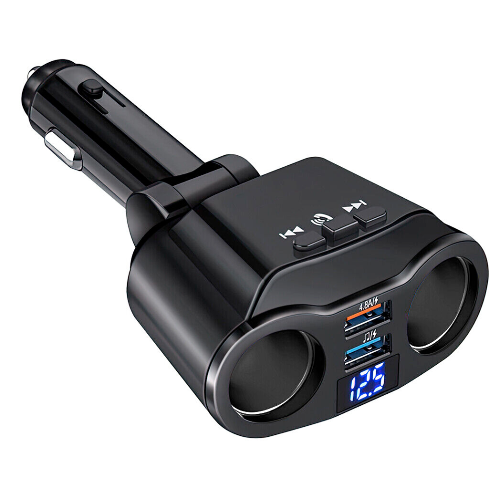 Car Lighter Adaptor with Dual USB Port