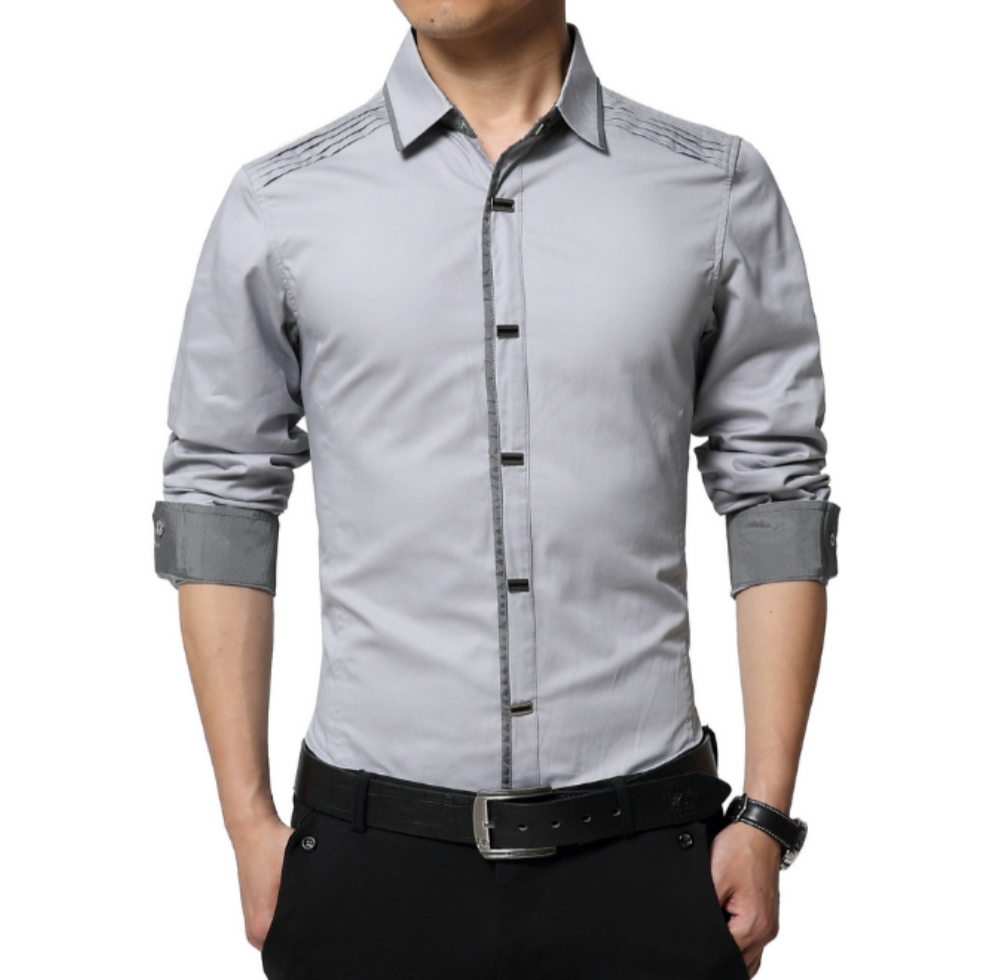 Standard Men's Shirt with Snap Buttons