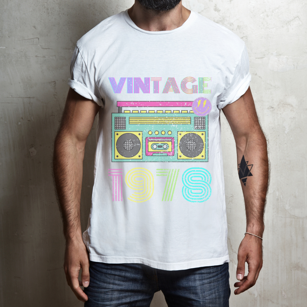1978 Retro Style Men's T-Shirt