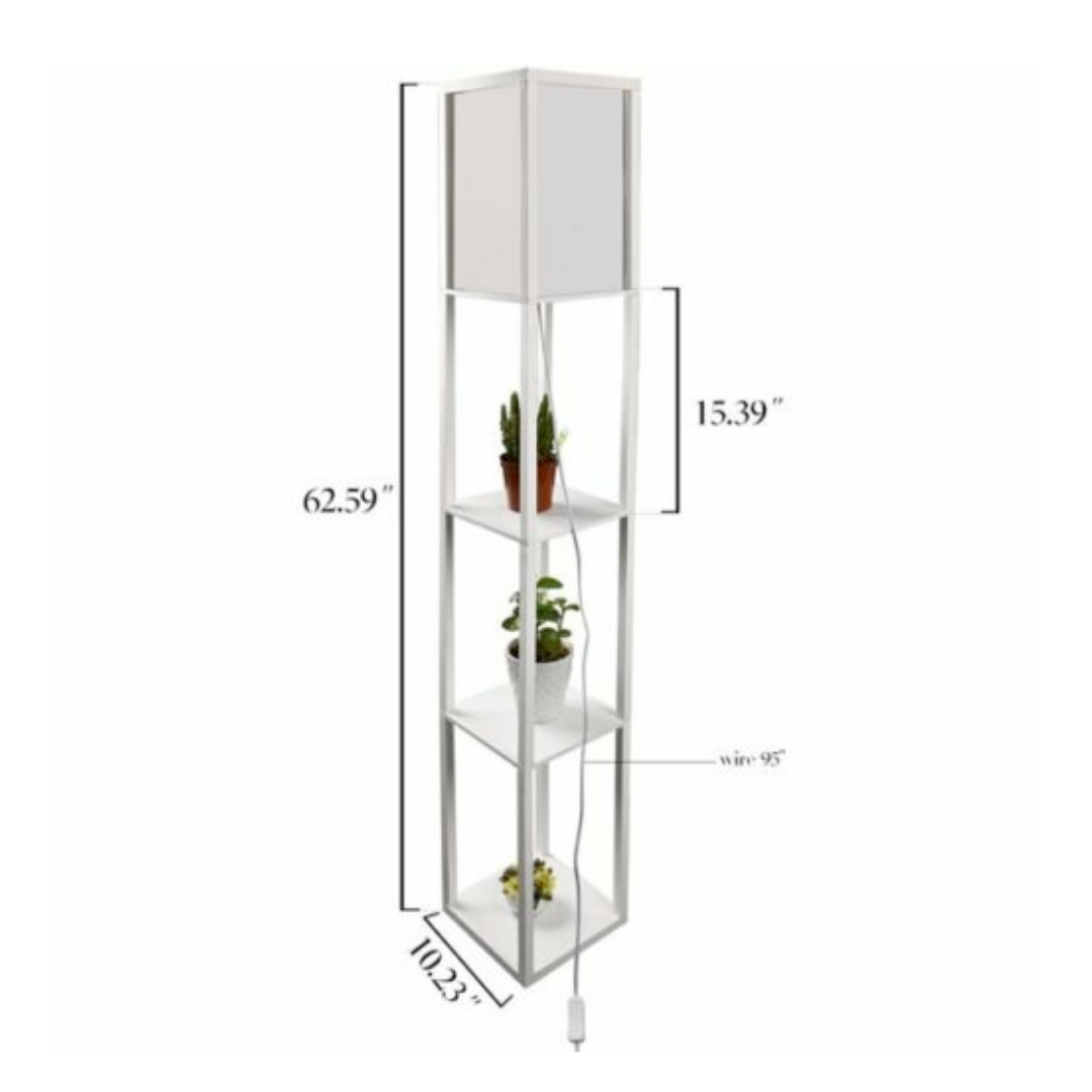 Contemporary White Floor Lamp Lighting