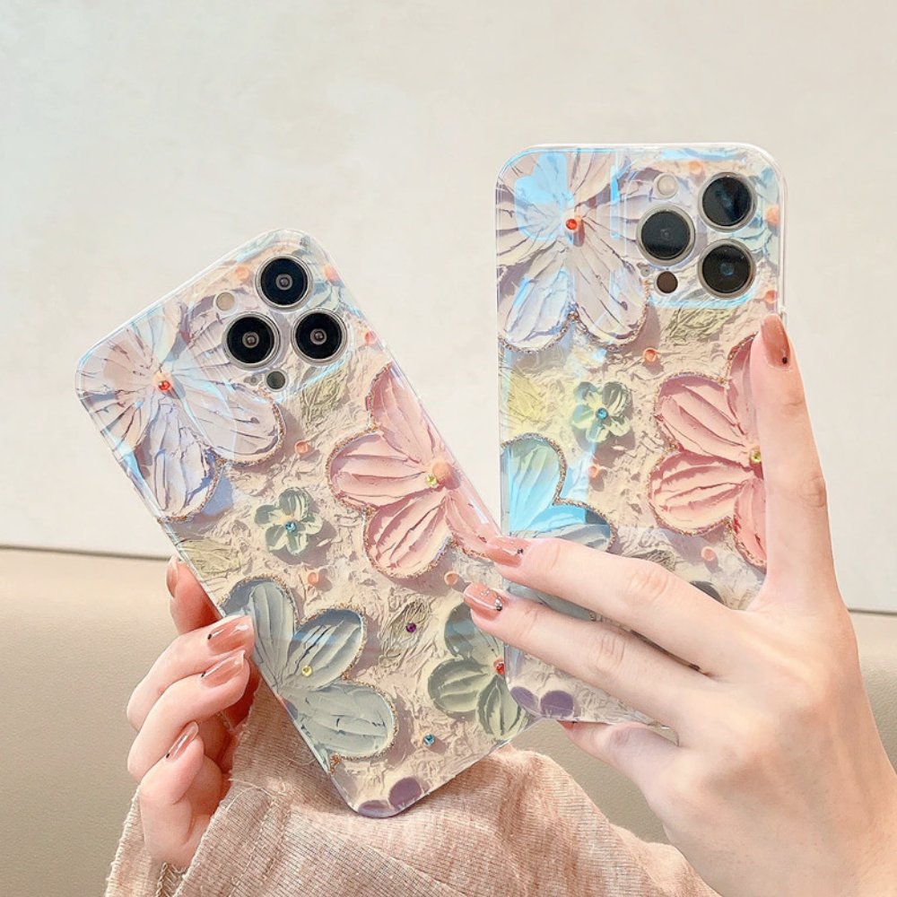 Blossom Design Case for iPhone with Nature Inspired Print