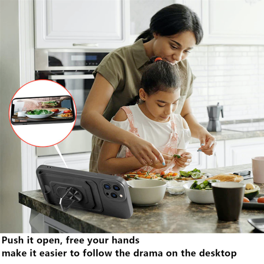 Cellphone Shoulder Bag with Card Holder and Detachable Strap