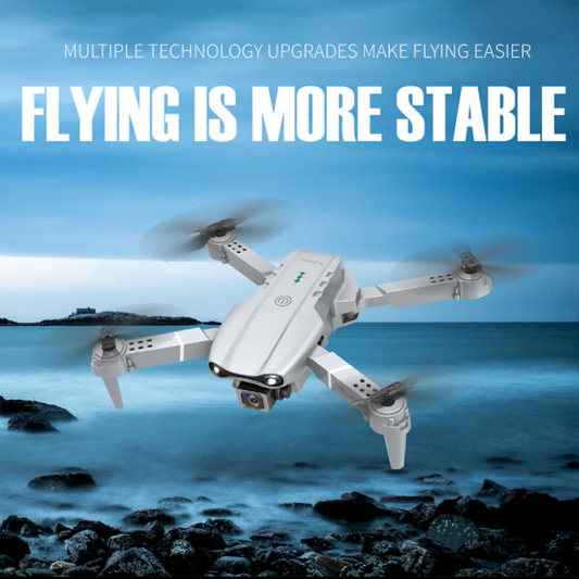 HD Wide-Angle Dual-Camera Drone Bundle: Alpha Z PRO + Flying Fox