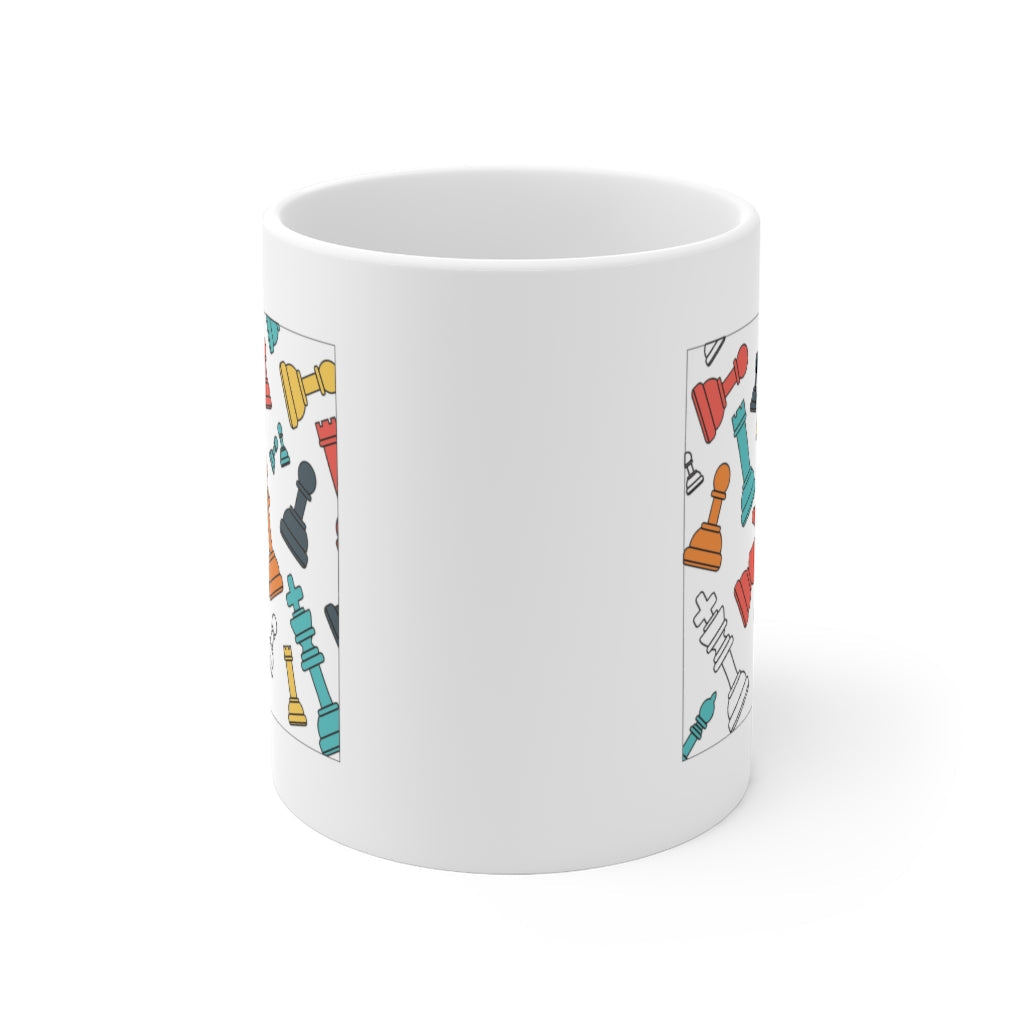 Floating Chess Ceramic Mug 11oz