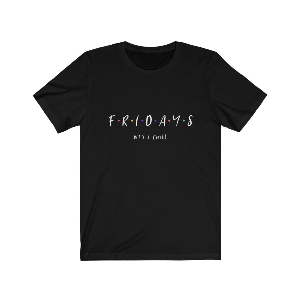 Friday Women's Short Sleeve Jersey Tee for Work from Home and Relaxation