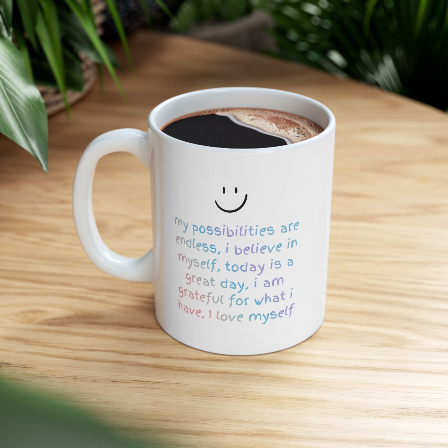 Positive Reminder Mug: Inspiring Affirmations for a Boost of Positivity