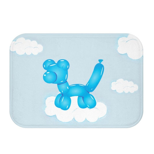 Balloon Canine on Sky Bath Mat