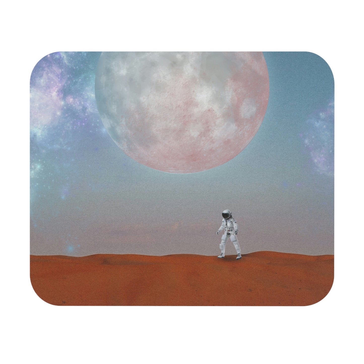 Mouse Pad - Exploring New Worlds with Astronaut on an Uncharted Planet