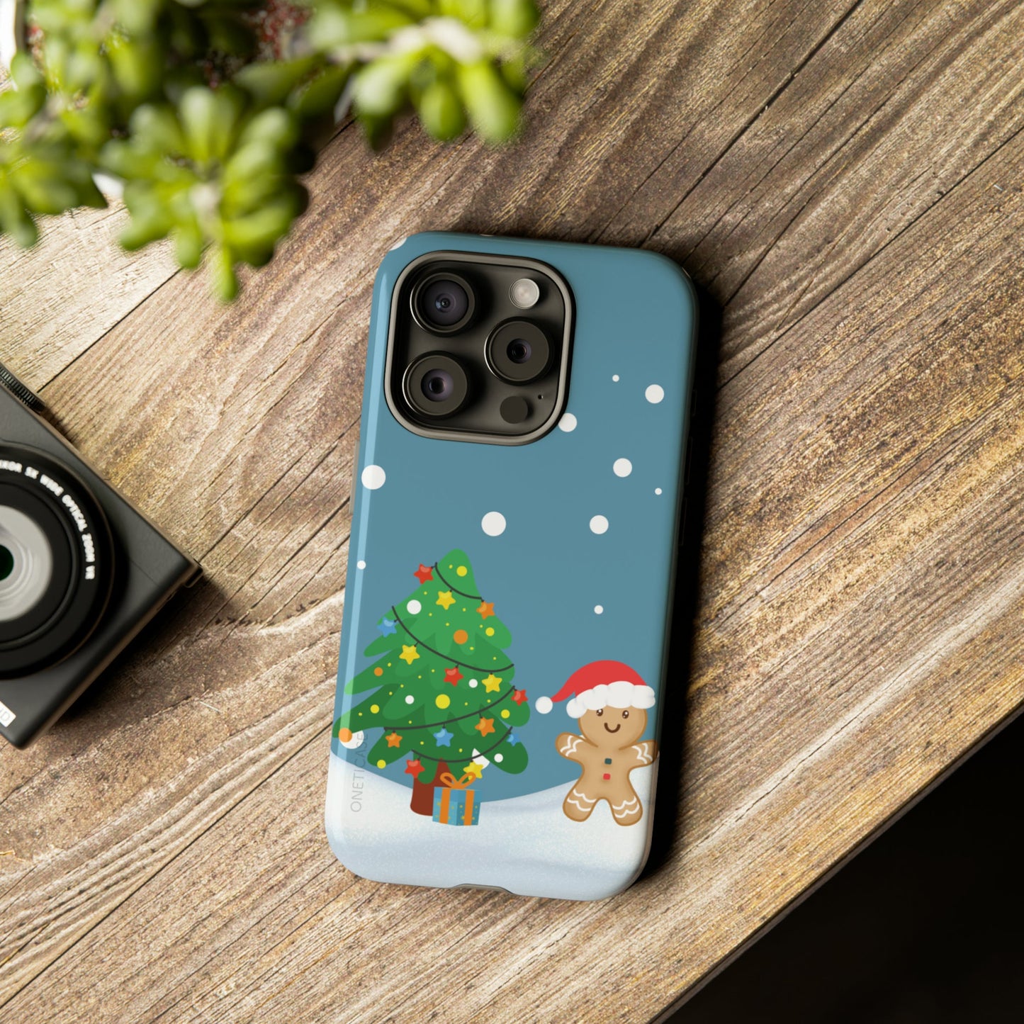 Durable Gingerbread Man Holiday Phone Cases
