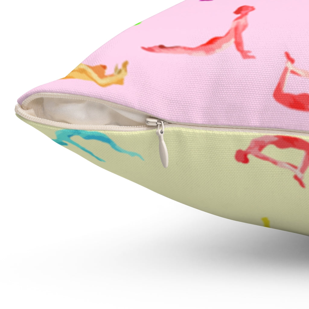 Yoga Haven Square Cushion - Available in 4 Dimensions