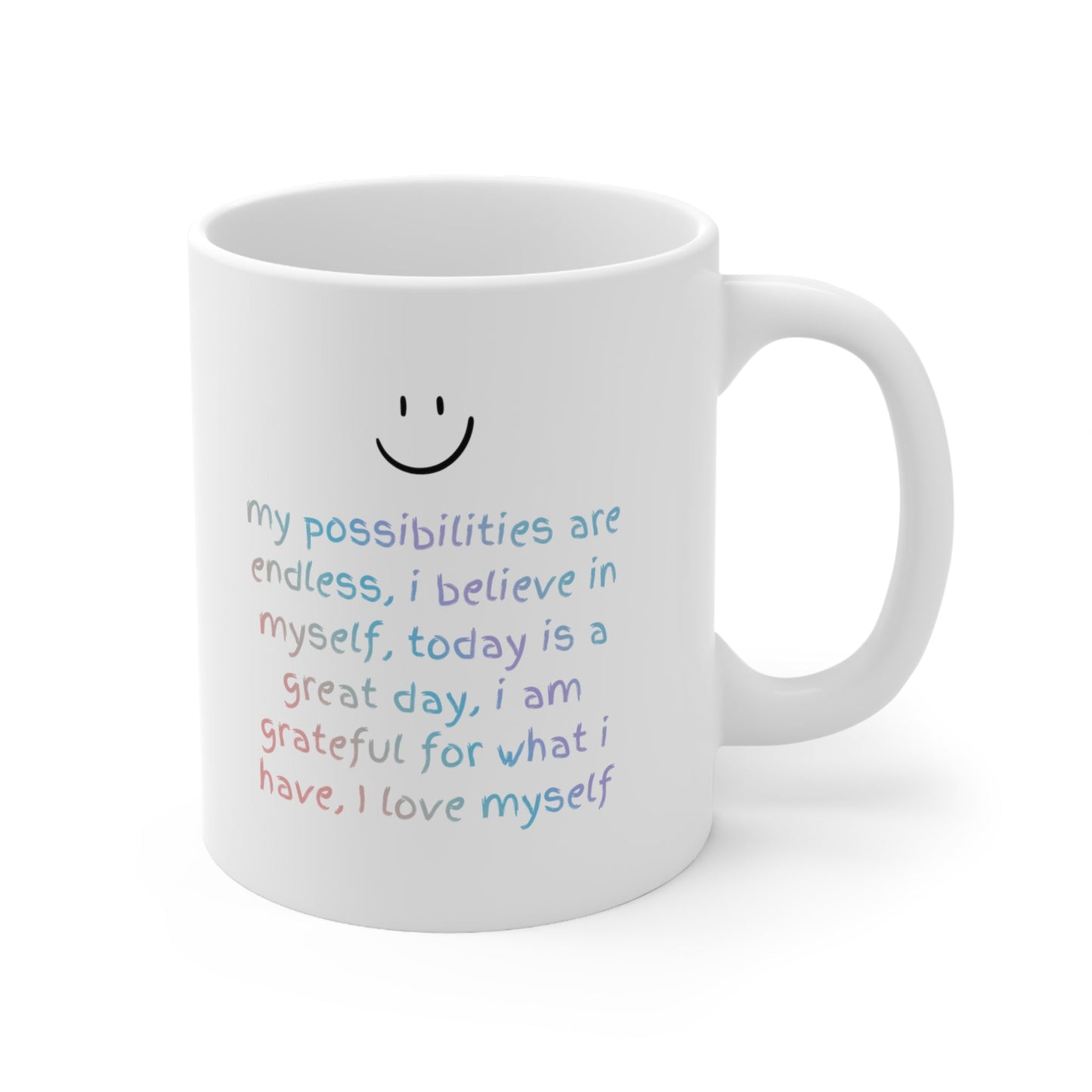 Positive Reminder Mug: Inspiring Affirmations for a Boost of Positivity