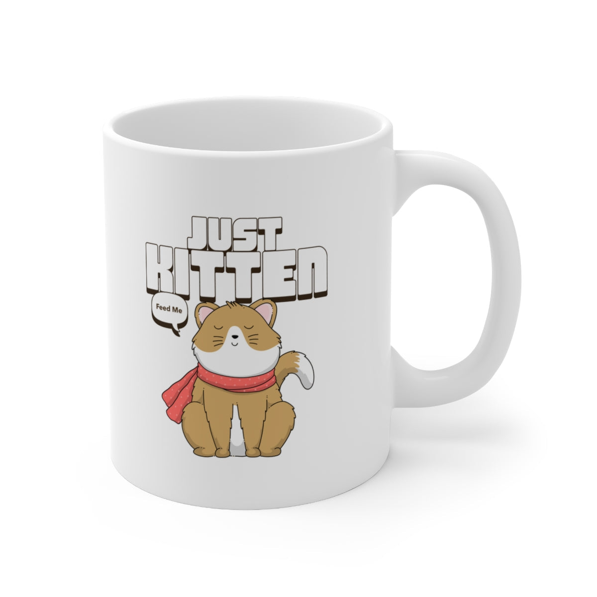 Cat Lover's Delight Novelty Kitten Mug