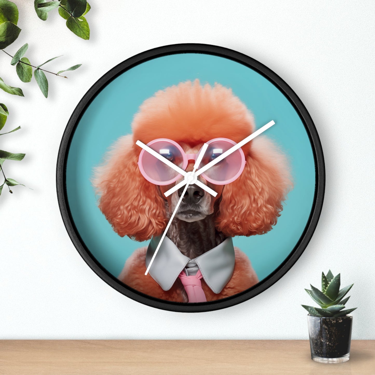 Cool Canine with Sunglasses Wall Timepiece