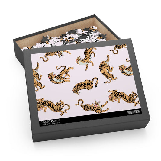 500-Piece Puzzle Featuring Tigers