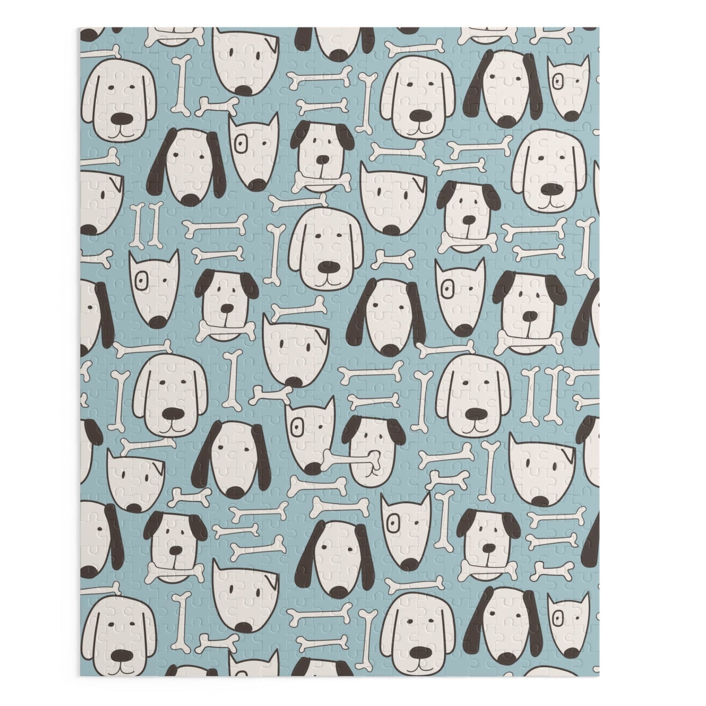 Canine Design Puzzle with 500 Pieces for Assembly